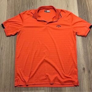 Callaway Men's Opti Dry Orange Polo Shirt size XL
